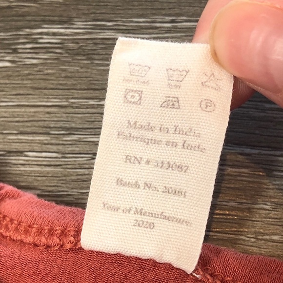 Kate Quinn Baby Bamboo Collection Unisex Kids Orange Long Sleeve Size 0-3 Months - Picture 7 of 9